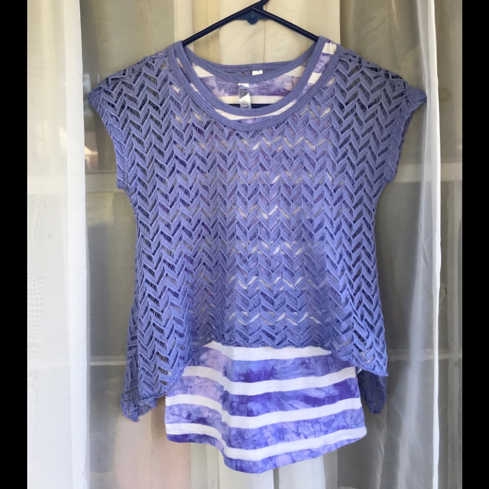 Two Layer Crochet Tank